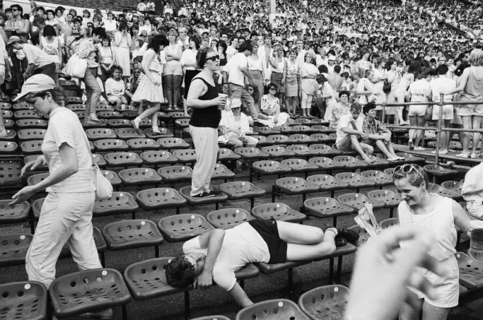 Framed Print : Wham. The Farewell Concert at Wembley Stadium, London England (Picture Framed Print : Wham. The Farewell Concert at Wembley Stadium, London England (Picture