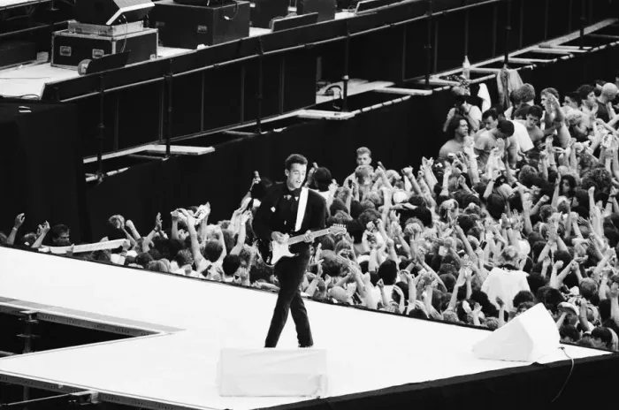 Framed Print : Wham. The Farewell Concert at Wembley Stadium, London England (Picture Framed Print : Wham. The Farewell Concert at Wembley Stadium, London England (Picture