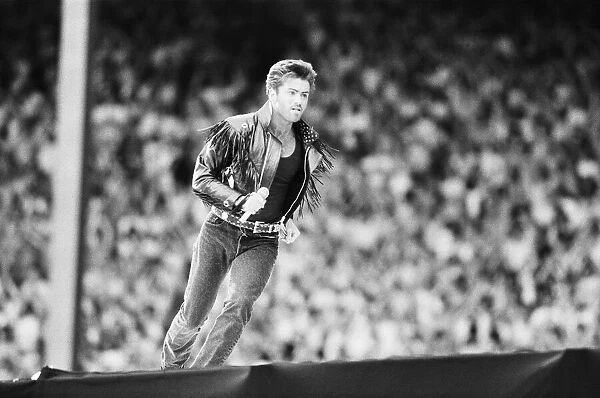 Wham. The Farewell Concert at Wembley Stadium, London England (Picture