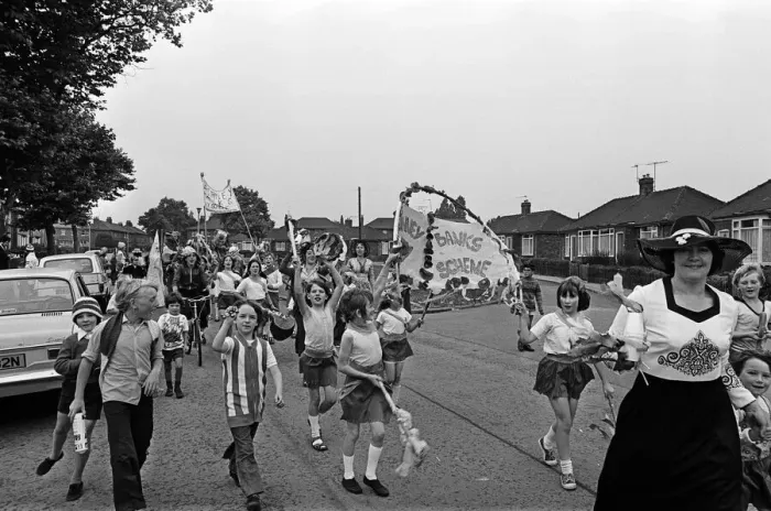 Framed Print : Whinney Banks carnival. 1976 Framed Print : Whinney Banks carnival. 1976