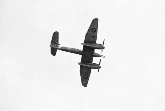 Framed Print : A Whirlwind bomber in flight. United Kingdom. The Westland Whirlwind was a