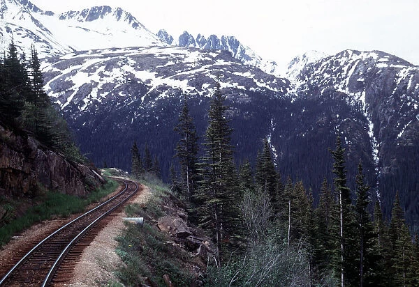 White Pass and Yukon Railway, Canada. View along route