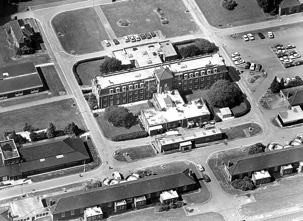 Whitley Hospital from the air, Coventry. 27th May 1988