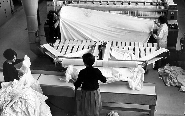 Whitley Hospital laundry, Coventry. 6th May 1966