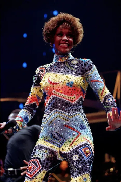 Framed Print : Whitney Houston in concert. October 1991