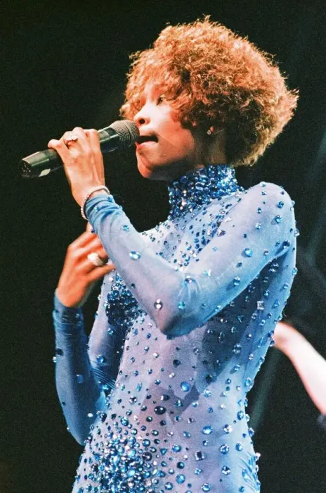 Framed Print : Whitney Houston on her I m your baby tonight Framed Print : Whitney Houston on her I m your baby tonight