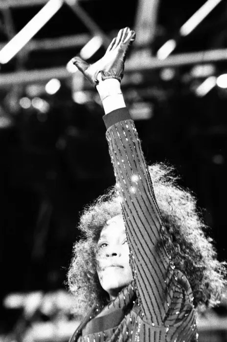 Framed Print : Whitney Houston singing at Freedomfest: Nelson Mandela 70th Birthday Celebration Framed Print : Whitney Houston singing at Freedomfest: Nelson Mandela 70th Birthday Celebration
