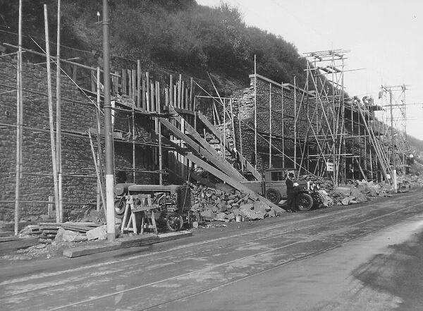 The widening of the main Torquay to Paignton road at Gas Works Hill nearing completion