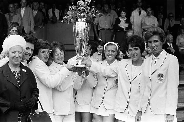 The Wightman Cup held at All England Lawn Tennis and Croquet Club, Wimbledon