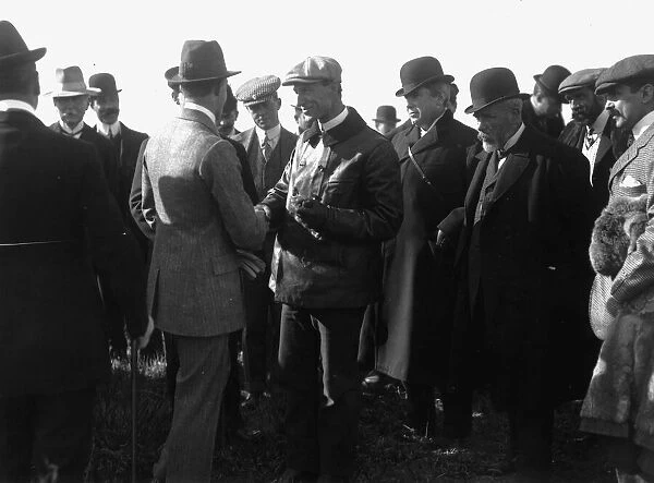 Wilbur Wright at Pau in France The Wright Brothers staged a series of