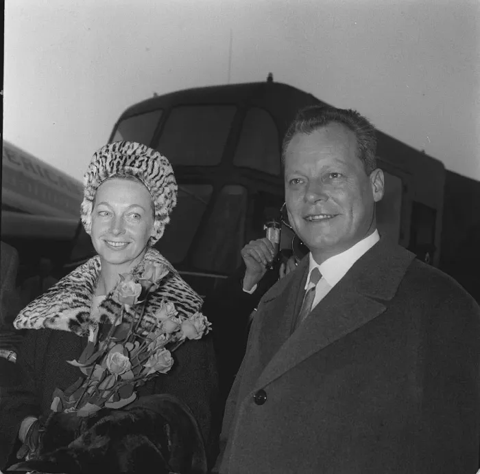 Framed Print : Willi Brandt and his wife at London Airport Date 31 / 10 / 62 The Lord Framed Print : Willi Brandt and his wife at London Airport Date 31 / 10 / 62 The Lord