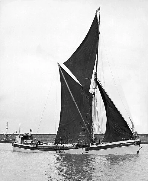 The William Everard, sailing ship, leaves Kings Lynn, Norfolk