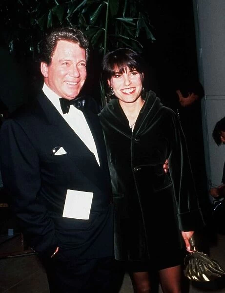 William Shatner actor with his wife 1992