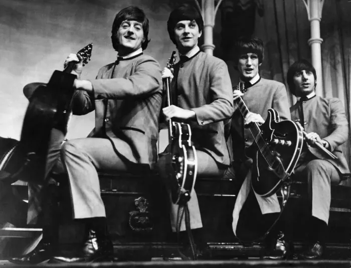 Framed Print : Willy Russells 1974 play John, Paul, George, Ringo