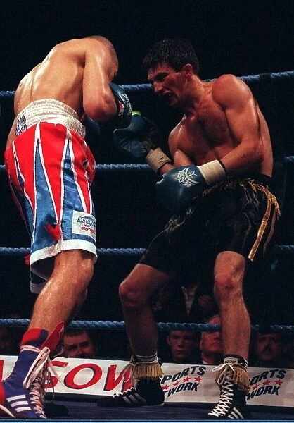 Wilson Docherty is downed in the fourth November 1997