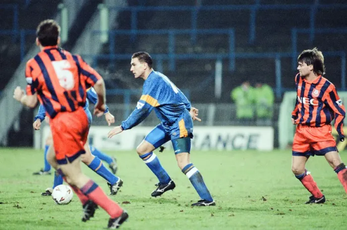 Framed Print : Wimbledon 1-3 Everton, League match at Selhurst Park, Tuesday 26th January 1993