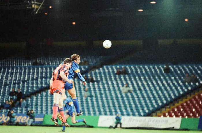 Framed Print : Wimbledon 1-3 Everton, League match at Selhurst Park, Tuesday 26th January 1993