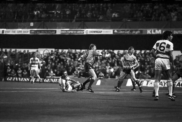 Wimbledon 1 v. Manchester United 0. Division One Football. November 1986 LF21-10-080