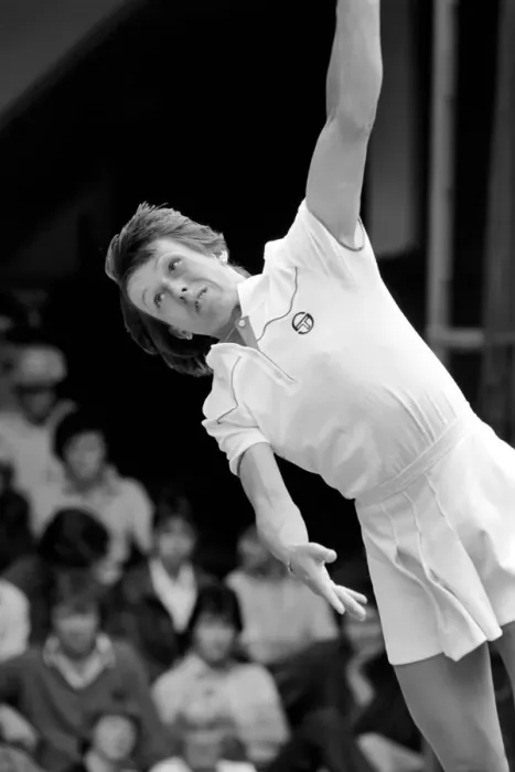 Framed Print : Wimbledon 1980. 7th day. Navratilova (U. S. ) vs. K. Jordan (U. S. ) on court one today