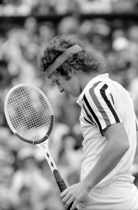 Framed Print : Wimbledon 1980: Mens Finals: Bjorn Borg v. John McEnroe. July 1980 80-3479-003