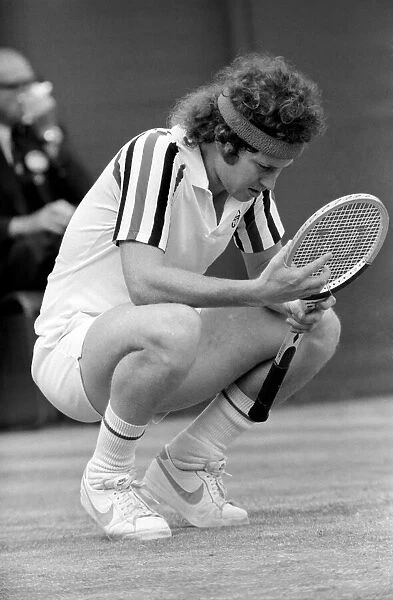 Wimbledon 1980: Mens Finals: Bjorn Borg v. John McEnroe. July 1980 80-3479-004