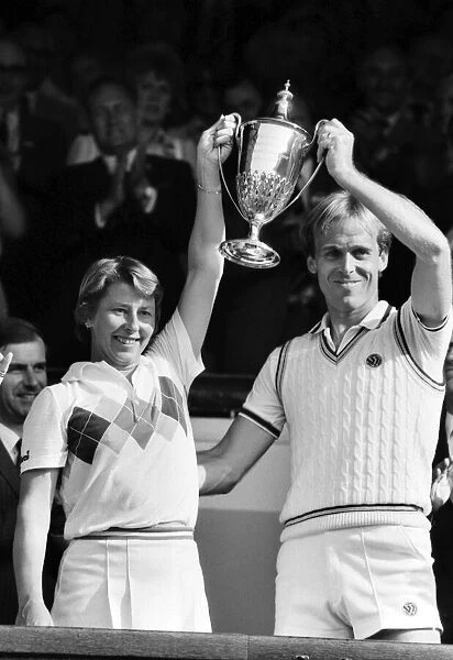 Wimbledon 1983: Mens Final: John McEnroe v. Chris Lewis. Winners and presentation
