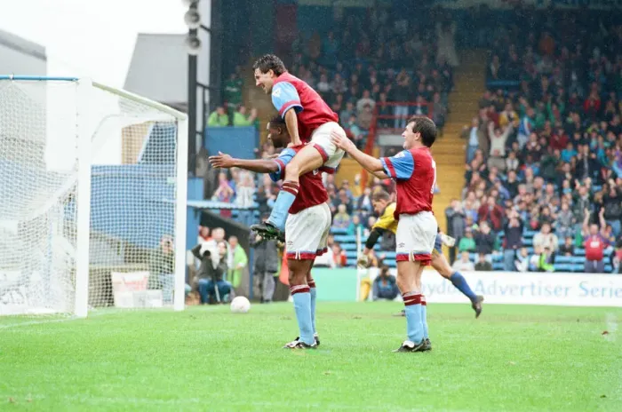 Framed Print : Wimbledon 2-3 Aston Villa, league match at Plough Lane, Saturday 3rd October 1992