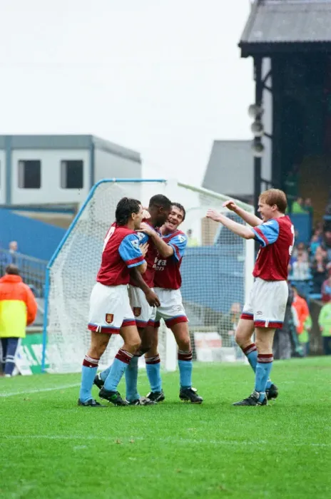 Framed Print : Wimbledon 2-3 Aston Villa, league match at Plough Lane, Saturday 3rd October 1992