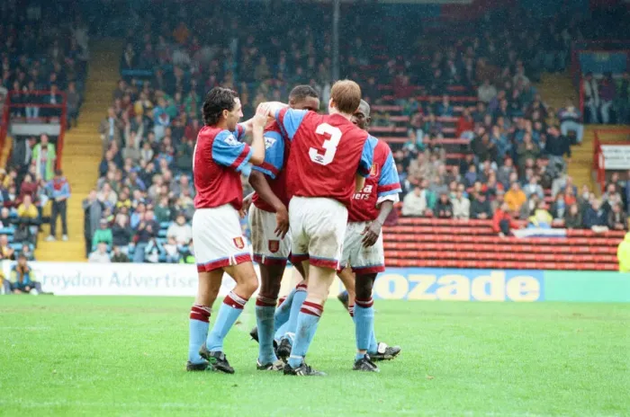 Framed Print : Wimbledon 2-3 Aston Villa, league match at Plough Lane, Saturday 3rd October 1992 Framed Print : Wimbledon 2-3 Aston Villa, league match at Plough Lane, Saturday 3rd October 1992