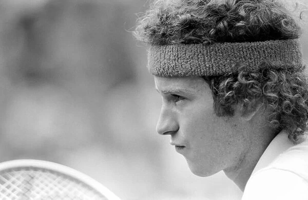 Wimbledon 3rd Day: John McEnroe. June 1981 81-3579-001