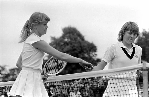 Wimbledon 4th Day: Sue Barker. June 1981 81-3608-018