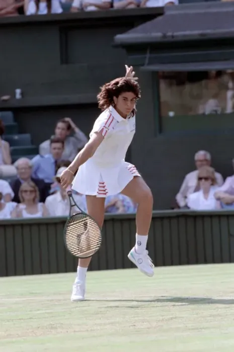 Framed Print : Wimbledon. Gabriella Sabitini v. Radka Zrubakova. June 1988 88-3372-095 Framed Print : Wimbledon. Gabriella Sabitini v. Radka Zrubakova. June 1988 88-3372-095