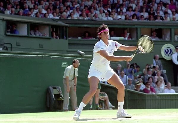 Wimbledon Ladies Final + Royal. Steffi Graf v. Gabriella Sabatini. July 1991 91-4293-098