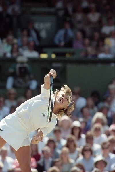 Wimbledon Ladies Final + Royal. Steffi Graf v. Gabriella Sabatini. July 1991 91-4293-061