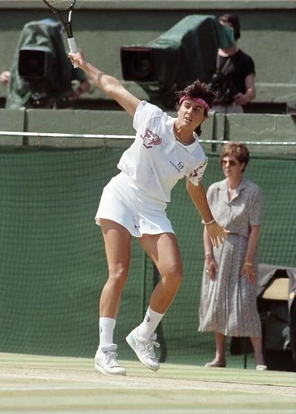 Wimbledon Ladies Tennis Final. Steffi Graf v. Gabriella Sabatini. July 1991 91-4293-176