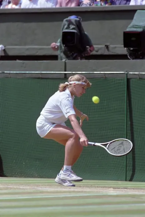 Framed Print : Wimbledon Ladies Tennis Final. Steffi Graf v. Gabriella Sabatini. July 1991 91-4293-104 Framed Print : Wimbledon Ladies Tennis Final. Steffi Graf v. Gabriella Sabatini. July 1991 91-4293-104