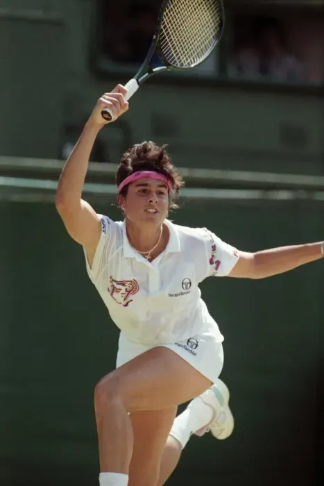 Framed Print : Wimbledon Ladies Tennis Final. Steffi Graf v. Gabriella Sabatini. July 1991 91-4293-155 Framed Print : Wimbledon Ladies Tennis Final. Steffi Graf v. Gabriella Sabatini. July 1991 91-4293-155