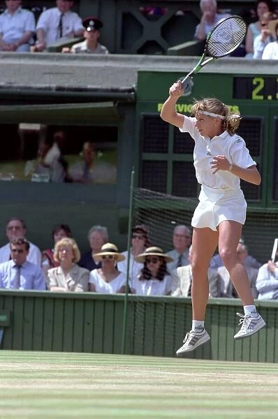Wimbledon Ladies Tennis Final. Steffi Graf v. Gabriella Sabatini. July 1991 91-4293-101