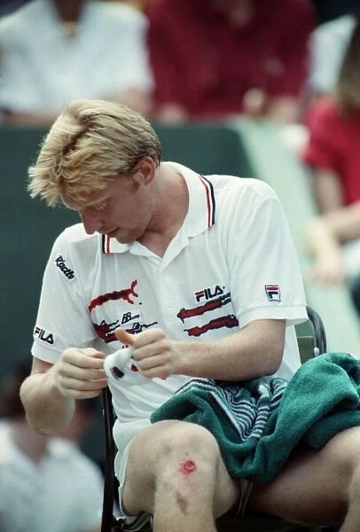 Wimbledon. Mens Final: Michael Stich vs. Boris Becker. July 1991 91-4302-218