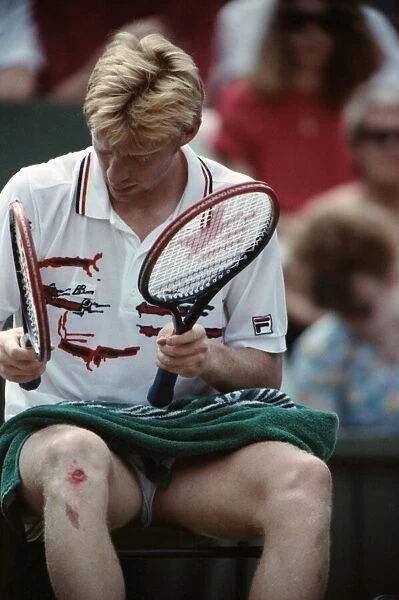 Wimbledon. Mens Final: Michael Stich vs. Boris Becker. July 1991 91-4302-217