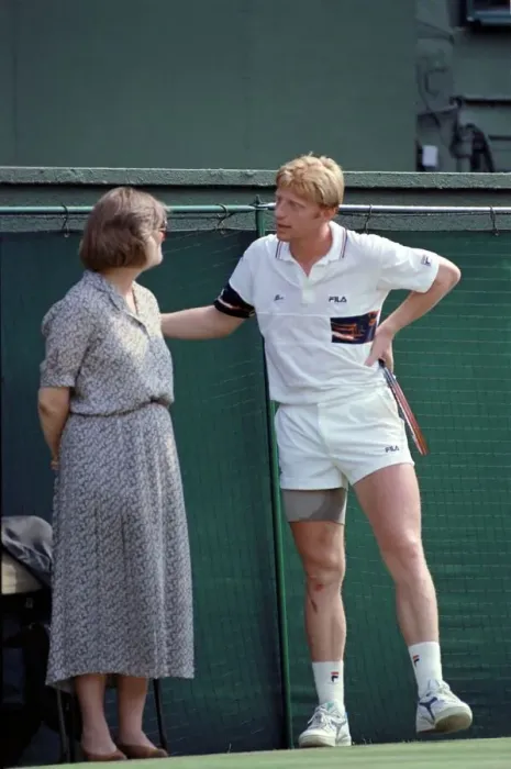 Framed Print : Wimbledon. Mens Final: Michael Stich vs. Boris Becker