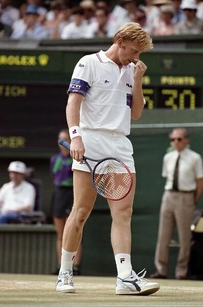 Wimbledon. Mens Final: Michael Stich vs. Boris Becker. July 1991 91-4302-238
