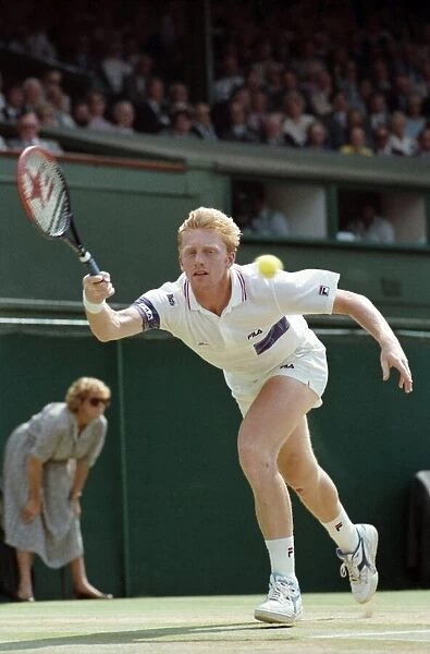 Wimbledon. Mens Final: Michael Stich vs. Boris Becker. July 1991 91-4302-180