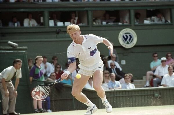 Wimbledon. Mens Final: Michael Stich vs. Boris Becker. July 1991 91-4302-178