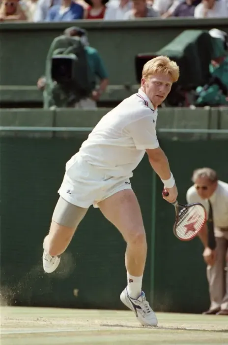 Framed Print : Wimbledon. Mens Final: Michael Stich vs. Boris Becker. July 1991 91-4302-296 Framed Print : Wimbledon. Mens Final: Michael Stich vs. Boris Becker. July 1991 91-4302-296