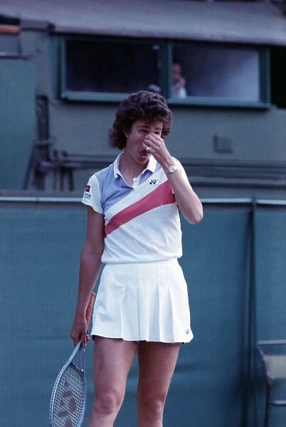 Wimbledon Semi Final. Steffi Graf v. Pam Sheiver. June 1988 88-3518-001