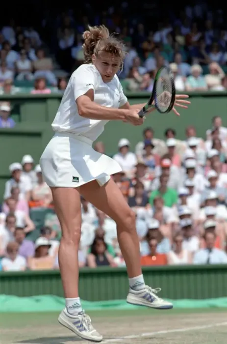 Framed Print : Wimbledon. Steffi Graf. July 1991 91-4353-004 Framed Print : Wimbledon. Steffi Graf. July 1991 91-4353-004
