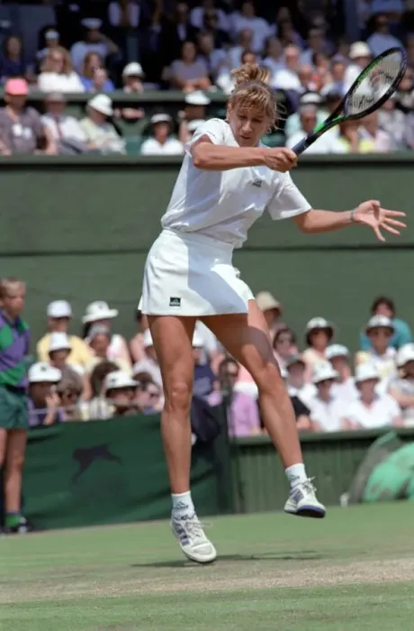 Framed Print : Wimbledon. Steffi Graf. July 1991 91-4353-019