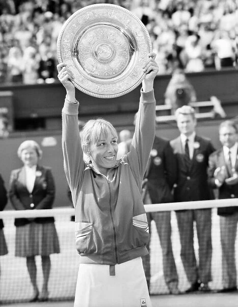 Wimbledon Tennis 1982: 12th Day: Womenes Final: Navratilova vs. Lloyd