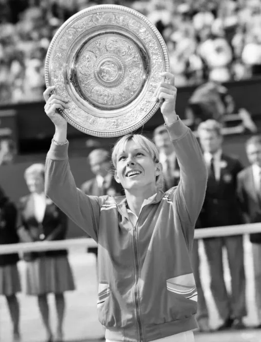 Framed Print : Wimbledon Tennis 1982: 12th Day: Womenes Final: Navratilova vs. Lloyd